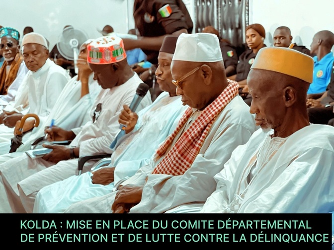 Kolda : En collaboration avec l’ASP, création d’un Comité départemental de lutte contre la délinquance, pour renforcer la sécurité locale