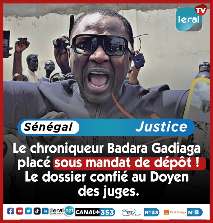 Tribunal : Le parquet envoie Badara Gadiaga en instruction
