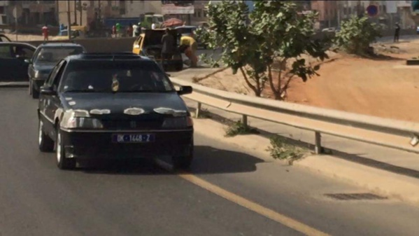 Les voici en photos ceux qui ont pris un contre sens pour éviter les embouteillages. Vraiment honteux pour le Sénégal !