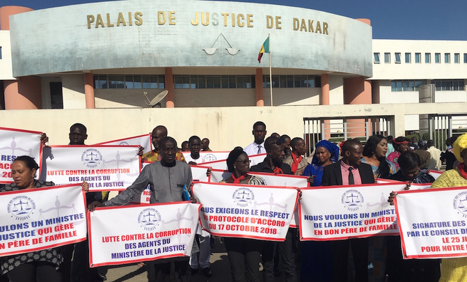 Kaffrine : La grève des travailleurs de la justice fortement ressentie par les usagers du service public