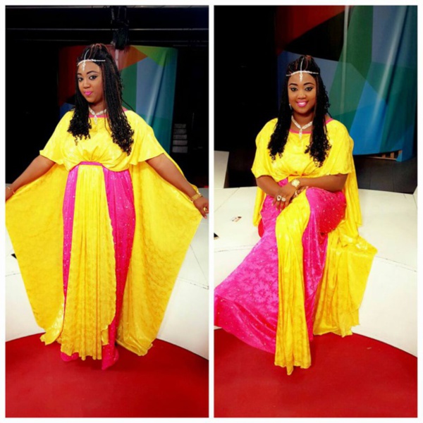 Aïcha Diouf dans une magnifique robe