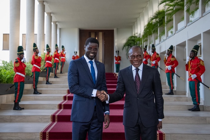 Rencontre au sommet à Cotonou : Bassirou Diomaye Faye et Patrice Talon, pour une coopération renforcée