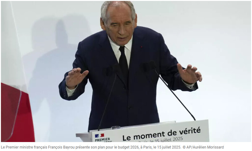 France: Le pari budgétaire risqué du Premier ministre François Bayrou