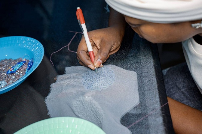 Projet loxo : Le Centre de Formation Artisanale (C.F.A) accueille la seconde phase de la Masterclass en broderie