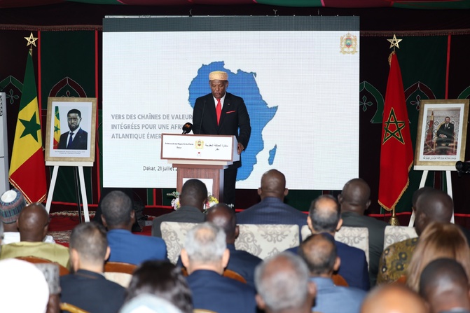 « Vers des chaînes de valeur intégrées pour une Afrique Atlantique émergente » : L’intégralité du Discours de l’Ambassadeur du Royaume du Maroc au Sénégal « Vers des chaînes de valeur intégrées pour une Afrique Atlantique émergente » : L’intégralité du Discours de l’Ambassadeur du Royaume du Maroc au Sénégal