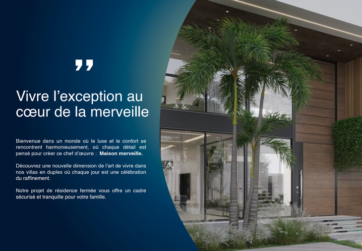 Maison Merveille : Le luxe résidentiel au cœur de Nguerigne