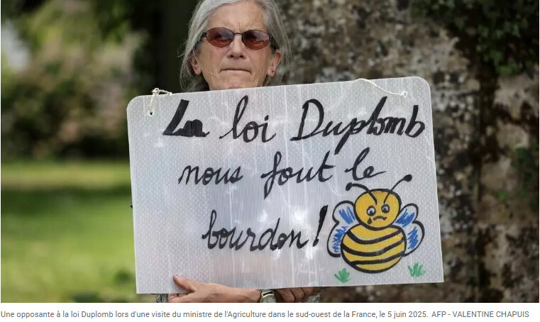 France: la pétition contre la loi Duplomb accentue la pression sur le gouvernement