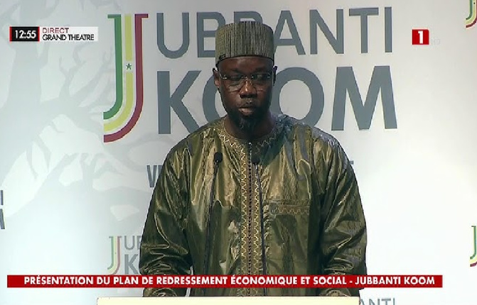 Redressement, rigueur et souveraineté : Quelques axes clés du plan « Jubbanti Koom » d'Ousmane Sonko  pour redresser l’économie sénégalaise 