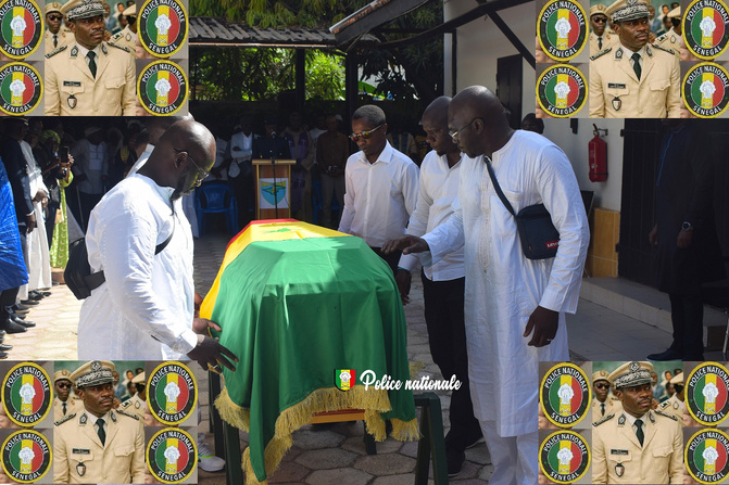 Hommage national au Commissaire Antoine Mendy, ancien chef de la Sûreté,  une vie dédiée à la sécurité publique saluée à Dakar