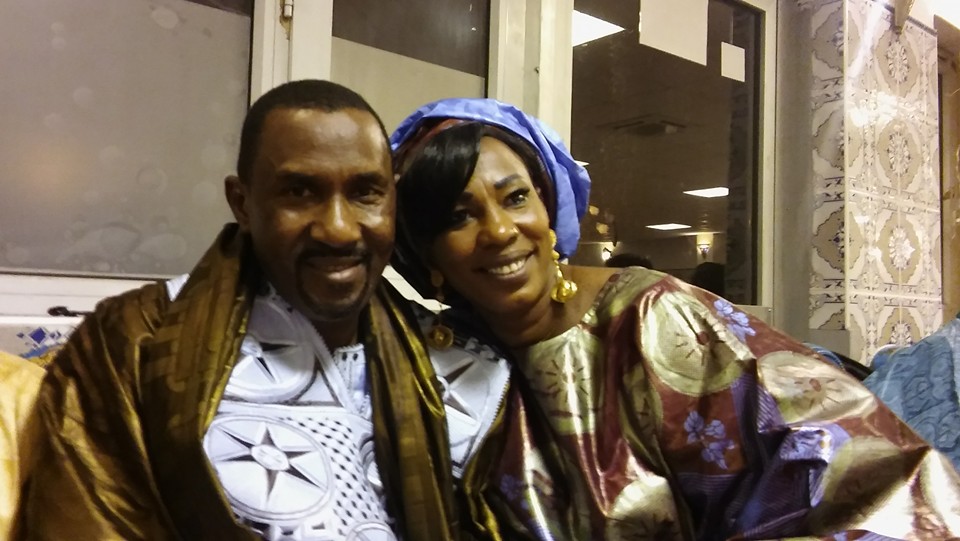 Le chanteur Abou Diouba Deh à Paris avec Penda Guisse