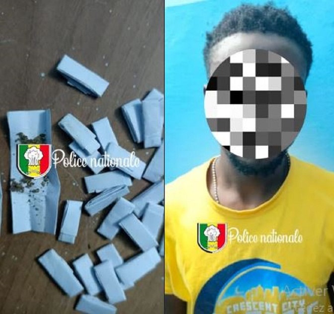 Ziguinchor : Un étranger arrêté avec 28 doses de “Kush” à Boudody, lors d’une opération nocturne