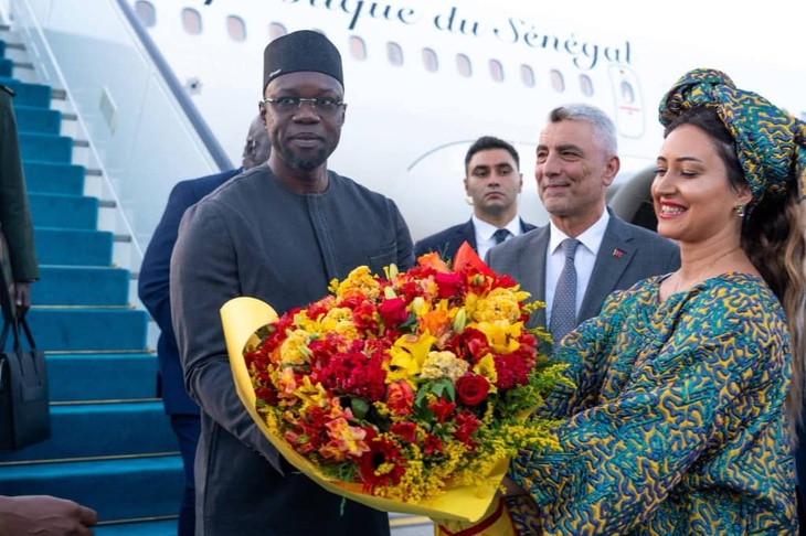 Photos / En visite officielle : Arrivée du Premier ministre Ousmane Sonko à Ankara, capitale de la République de Türkiye