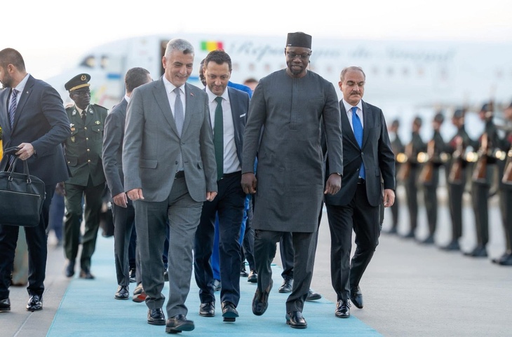 Photos / En visite officielle : Arrivée du Premier ministre Ousmane Sonko à Ankara, capitale de la République de Türkiye