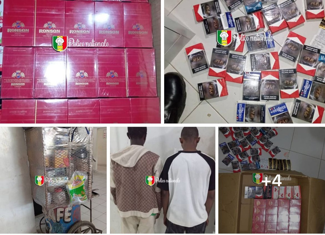 Thiaroye : deux arrestations et saisie de drogue et de cigarettes de contrebande