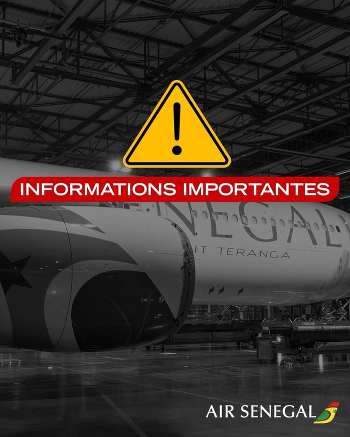 Collision aviaire à paris: Air sénégal reprogramme ses vols HC404 et HC403 des 10 et 11 août
