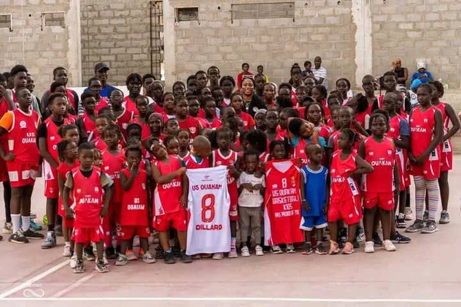 USO Kids Basket : La star sénégalo-américaine au service des talents locaux