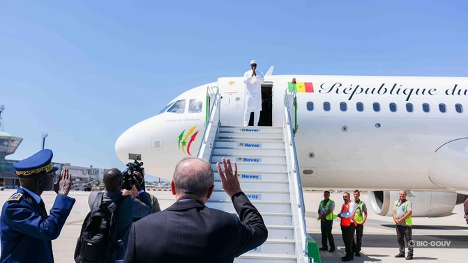 Diplomatie : Ousmane Sonko quitte la Türkiye après une visite marquée par des accords majeurs -Images Diplomatie : Ousmane Sonko quitte la Türkiye après une visite marquée par des accords majeurs -Images