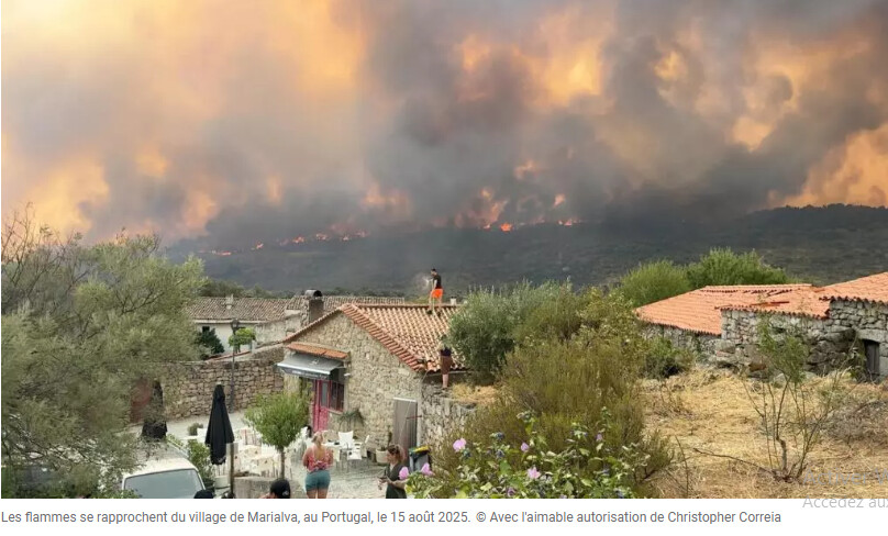 Incendies au Portugal: «On a très vite compris que le village allait devoir agir seul»
