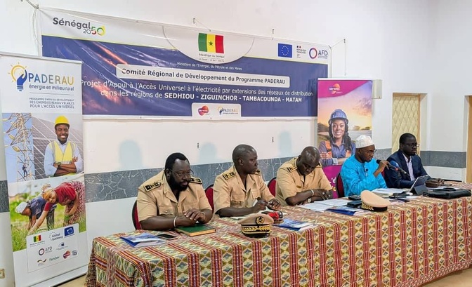 Ziguinchor : Comité régional de développement sur l’électrification rurale dans le cadre du programme Paderau