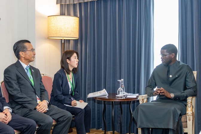 Sénégal – Japon: vers un partenariat renforcé: Diomaye Faye reçoit le Président de la JETRO