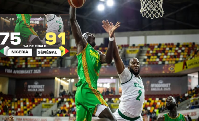 Afrobasket Angola 2025 : Les Lions rugissent et écartent le Nigeria (91-75), pour faire face au Mali en demi-finale