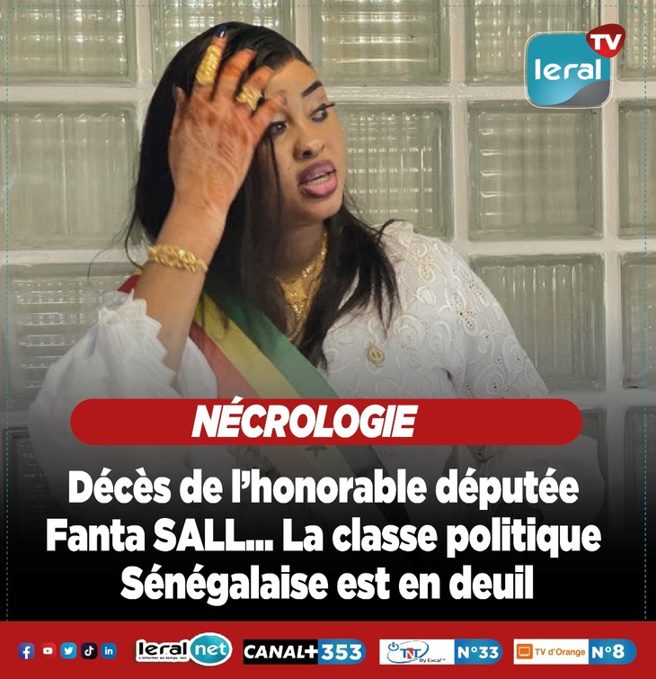 Urgent – Décès de l’honorable députée Fanta Sall