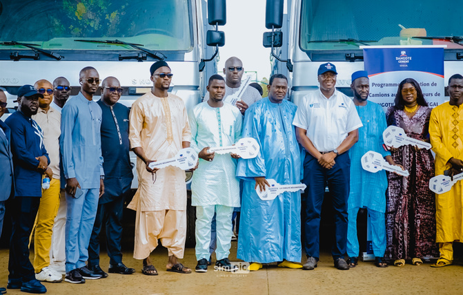 Renforcement de capacités logistiques : Dangote Senegal dote ses distributeurs d'une dizaine de camions