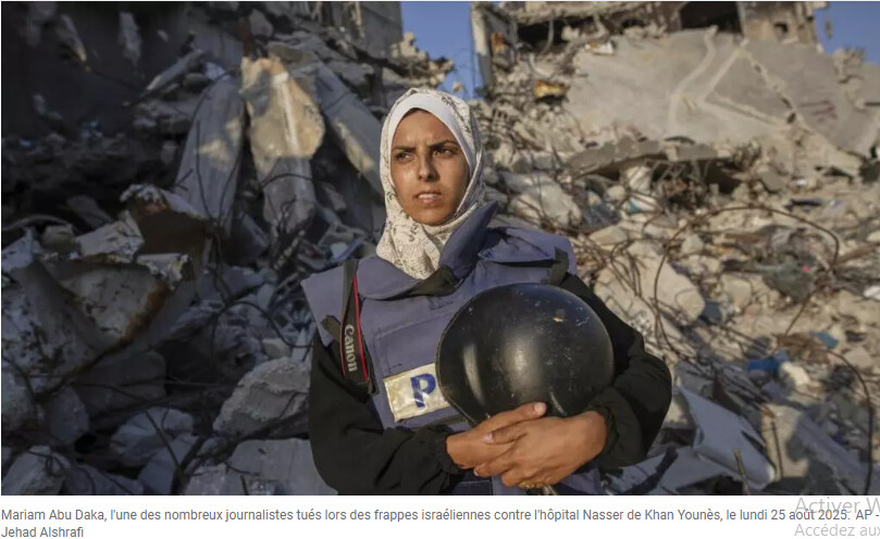Les journalistes gazaouis en colère contre l'indifférence générale, mais déterminés à continuer à raconter