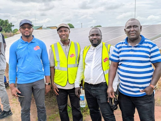 Kaël Bessel inaugure une minicentrale solaire pour l’électrification rurale Kaël Bessel inaugure une minicentrale solaire pour l’électrification rurale