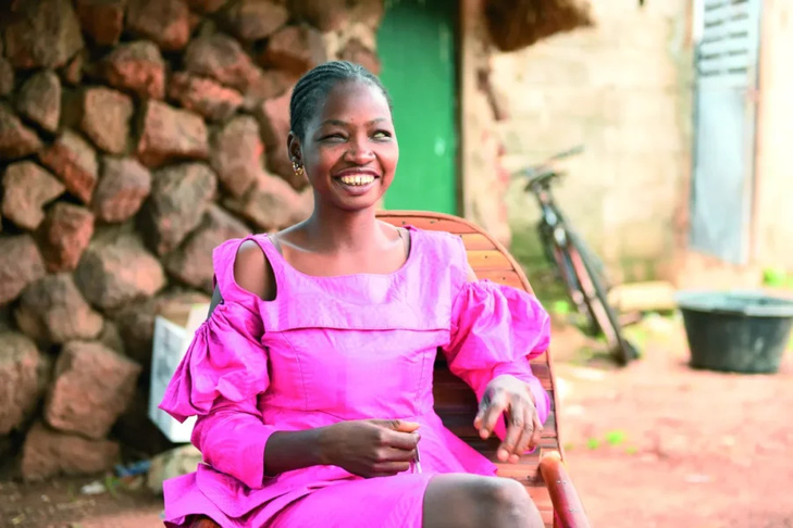 Handicapée visuelle : Amélie Boubane, dame courage
