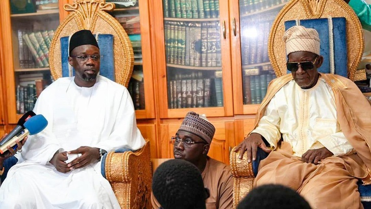 Photos/ Medina Baye: le Premier ministre Ousmane SONKO reçu, ce samedi