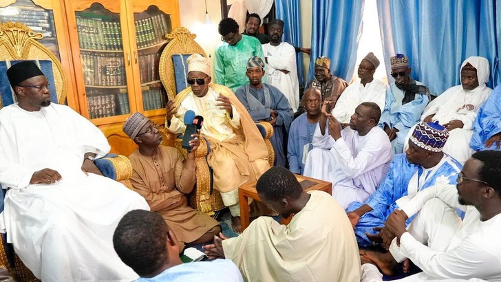 Photos/ Medina Baye: le Premier ministre Ousmane SONKO reçu, ce samedi