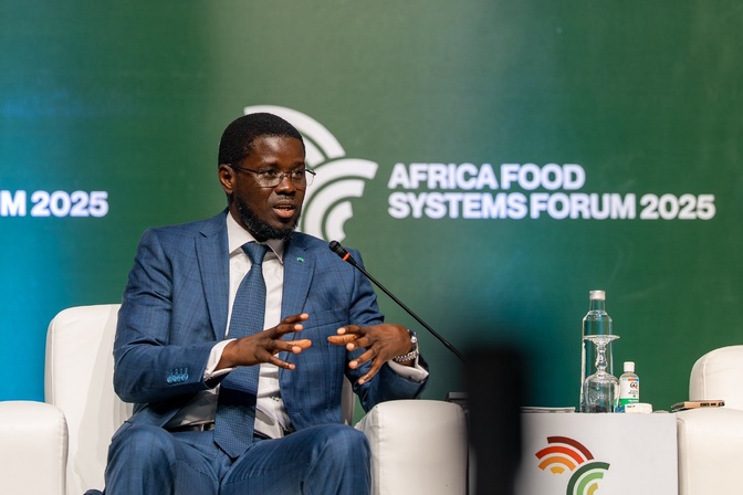 Forum africain des systèmes alimentaires : Le Président Faye prône une agriculture moderne et innovante pour nourrir l’Afrique et le monde