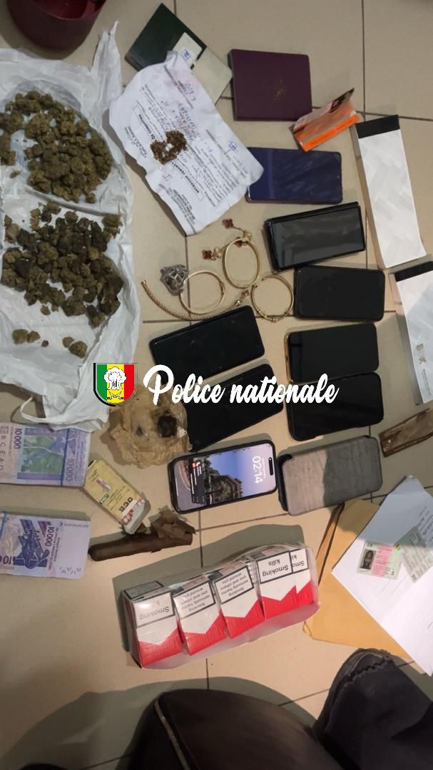Dakar Plateau I Vaste coup de filet antidrogue : 5 individus arrêtés, 4 véhicules de luxe saisis