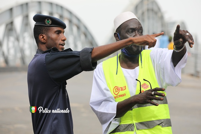 Saint-Louis : forte mobilisation policière pour la 49ᵉ édition du Magal des deux Rakkas, 500 agents déployés pour sécuriser sa célébration