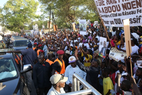 Arrêt sur image:   Démonstration de force de Macky Sall hier à Tivaouane