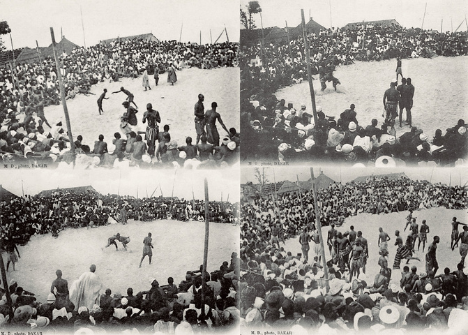 Des cartes postales d’avant 1904, révèlent les origines de la lutte à Dakar : Du « làmb » des villages aux premières arènes