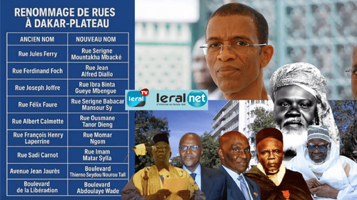 Alioune Ndoye débaptise les rues coloniales : réparer l’histoire ou effacer la mémoire ?