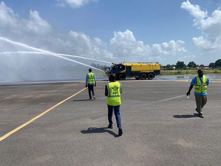 Photos / Aéroport international de Cap-Skirring : Des Inspections dans un esprit collaboratif, avec le respect strict de la réglementation en vigueur