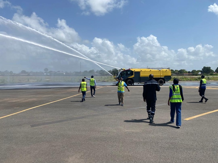 Photos / Aéroport international de Cap-Skirring : Des Inspections dans un esprit collaboratif, avec le respect strict de la réglementation en vigueur