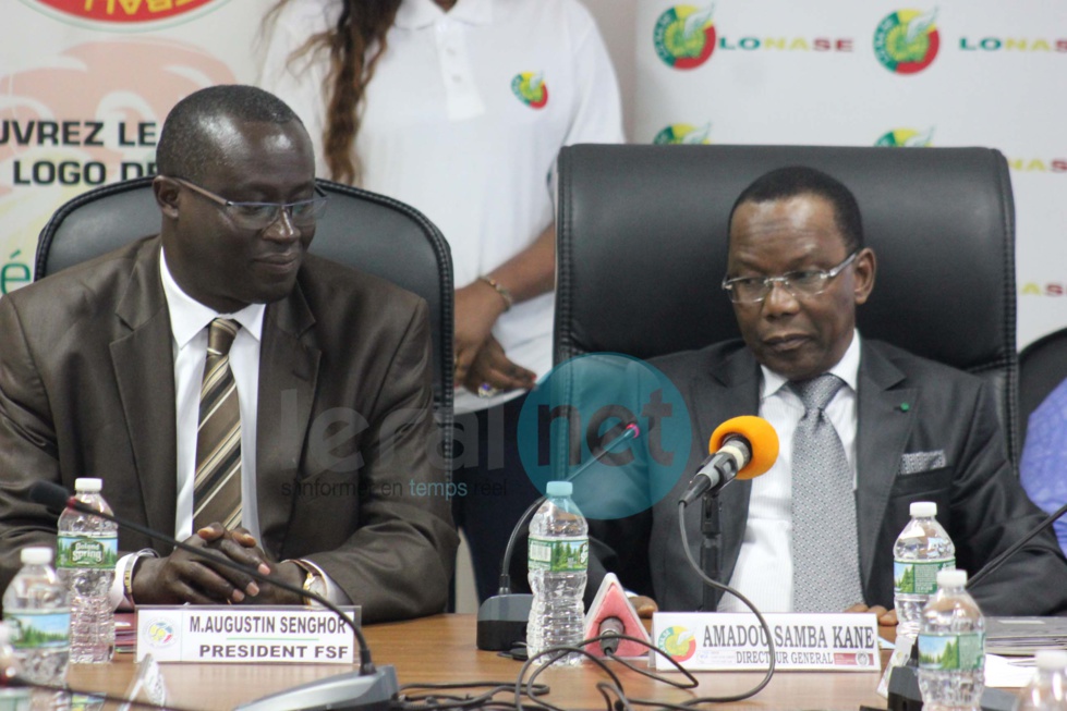 Les images de la signature de financement et de sponsoring entre la Lonase et la Fédération sénégalaise de foot-ball