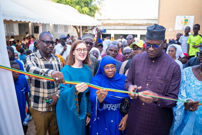 Ecole primaire P1b de Diamaguène Sicap Mbao : Inauguration de deux nouvelles salles de classe modernes, bien équipées pour les élèves