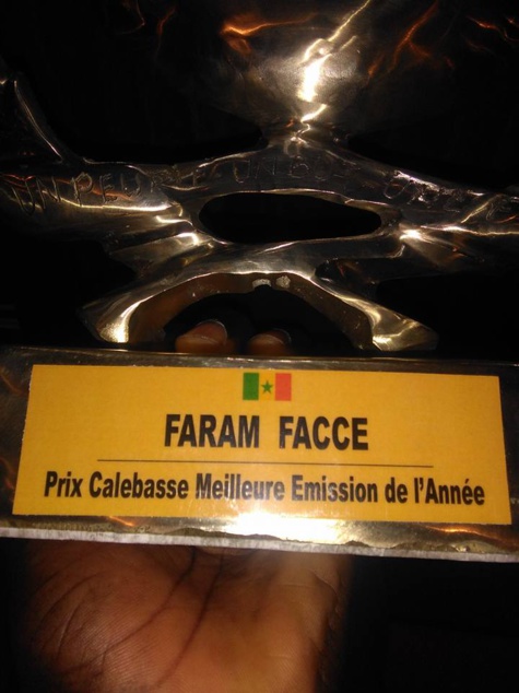 "Faram Facce" sacrée meilleure émission de l'année