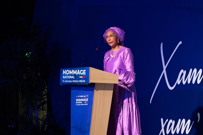 Hommage national au Pr Amadou Mahtar Mbow : président Bassirou Diomaye Faye magnifie un patriote du savoir et de la dignité Hommage national au Pr Amadou Mahtar Mbow : président Bassirou Diomaye Faye magnifie un patriote du savoir et de la dignité