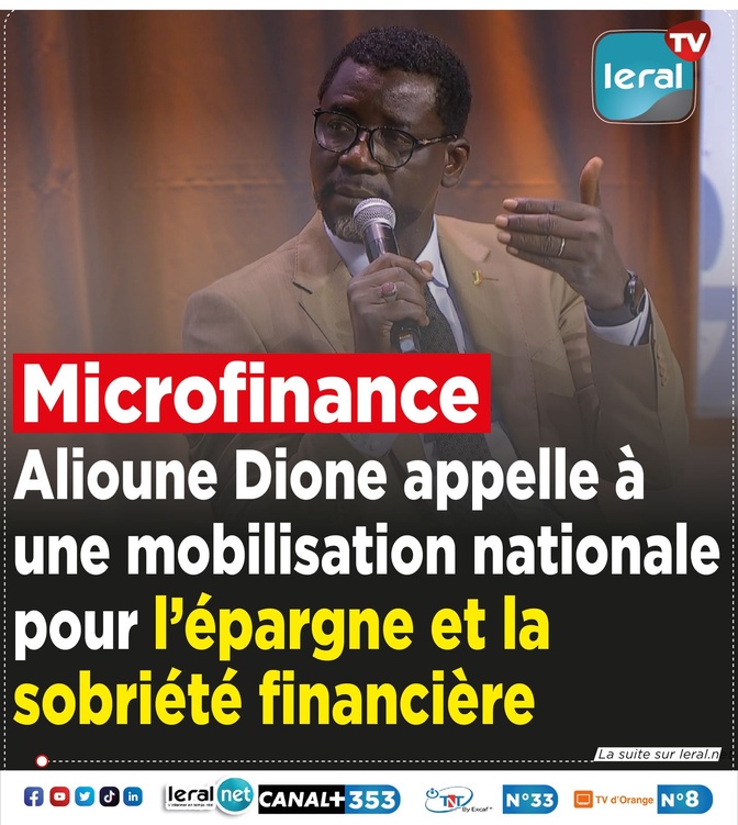 Dr. Alioune Dione appelle à une mobilisation nationale pour l’épargne et la souveraineté financière