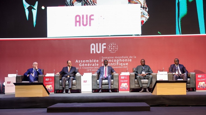 Le Président Faye à la 19ᵉ AG de l’AUF : Le Sénégal porte haut la vision d’une francophonie scientifique souveraine Le Président Faye à la 19ᵉ AG de l’AUF : Le Sénégal porte haut la vision d’une francophonie scientifique souveraine