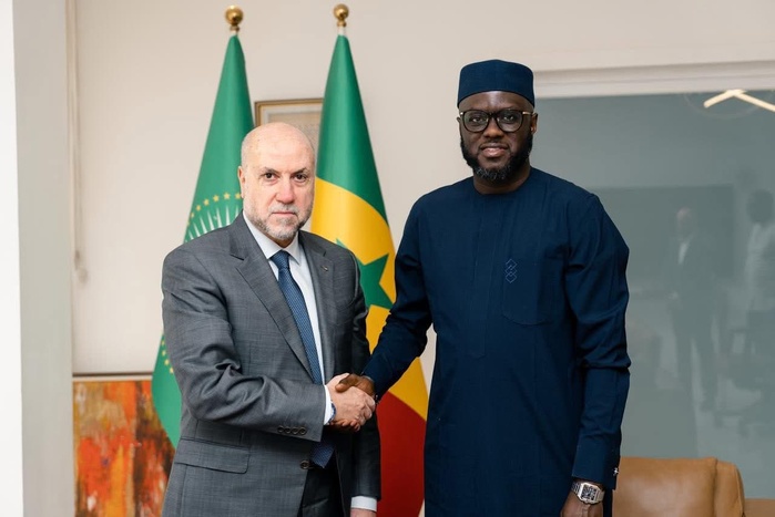 Le Président de l’Assemblée nationale reçoit l’Envoyé spécial du Président palestinien