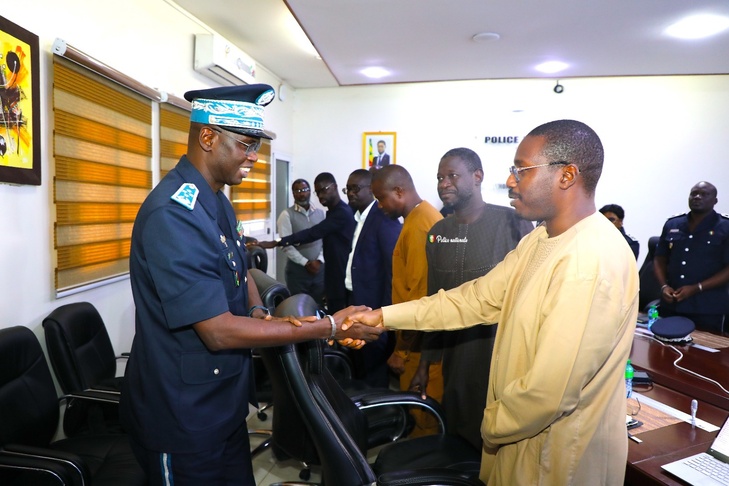 Photos : L’Inspecteur Général de Police Mame Seydou Ndour, DG de la Police nationale, a reçu Fadilou Keïta, DG de la CDC, ce mardi