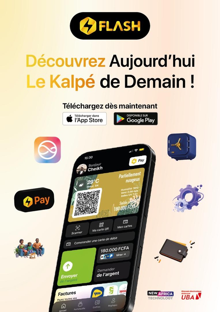 Le futur du paiement digital au Sénégal, commence ici, avec Flash Kalpé !
