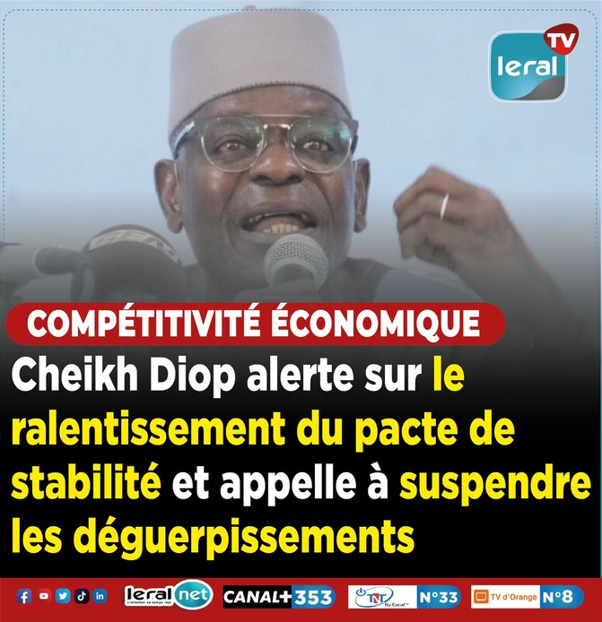 Cheikh DIOP, SG de la CNTS/FC  alerte sur le ralentissement du pacte de stabilité et appelle à suspendre les déguerpissements